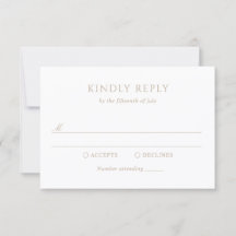 Vintage-Gold-Monogramm klassische moderne Hochzeit