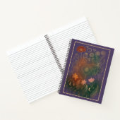 Vintage Gold Poppy & Fern Dark Botanical Journal Notizblock (Innenseite)