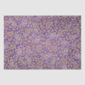 Vintage Gold Wirbel Muster Girly Lila Fairy Seidenpapier (Vorderseite)