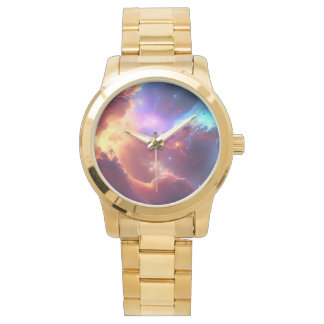 Vintage Gold Women's Watch mit fluoreszierendem Ge Armbanduhr