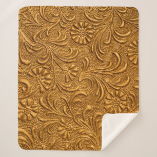 Vintage Goldblumenschmuck Sherpadecke