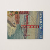 Vintage Golden Gate Bridge, San Francisco Puzzle (Horizontal)