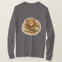 Vintage Golden Löwe Langarm T-Shirt