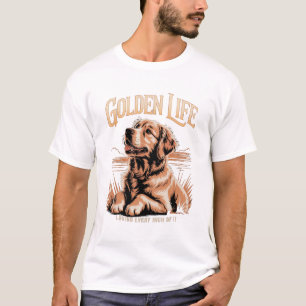 Vintage Golden Retriever Hundeliebhaber - "Golden T-Shirt