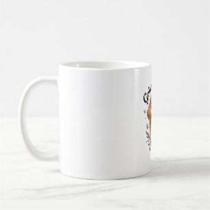 Vintage Golden Retriever Mama Hundeliebhaber-Typog Kaffeetasse