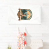 Vintage Golden Retriever Wandernde Mutter Trail Te Banner (Insitu)