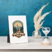 Vintage Golden Retriever Wandernde Mutter Trail-Te Fotoplatte (Seite)