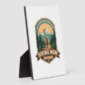 Vintage Golden Retriever Wandernde Mutter Trail-Te Fotoplatte (Seite)