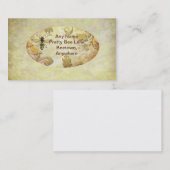 Vintage goldene Bienengeschäftskarte Visitenkarte (Vorne/Hinten)