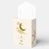 Vintage goldene mystische botanische Hochzeit Geschenkschachtel (Geöffnet)