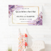 Vintage goldene Rahmenkugel blühen Banner (Insitu)