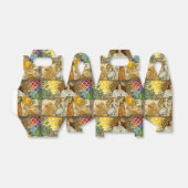 Vintage Goldene Sonne: Leo Zodiac Kunstgalerie Geschenkschachtel (Ungefaltet)