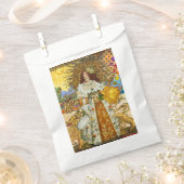 Vintage Goldene Sonne: Leo Zodiac Kunstgalerie Geschenktütchen (Ausgeschnitten)