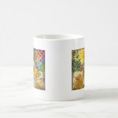 Vintage Goldene Sonne: Leo Zodiac Kunstgalerie Kaffeetasse (Mittel)