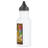 Vintage Goldene Sonne: Leo Zodiac Kunstgalerie Trinkflasche (Rechts)