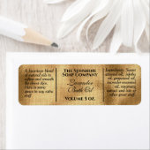 Vintage Goldfolienseife im  Stil (Insitu)