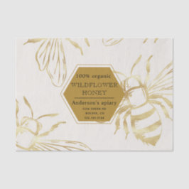 Vintage Goldkönigin Seidenpapier