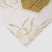 Vintage Goldkönigin Seidenpapier (Ausschnitt)