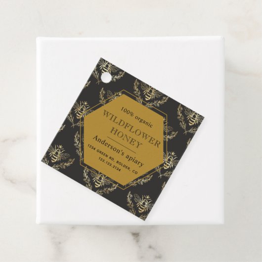 Vintage Goldmakrelen Geschenkanhänger (Beispiel)