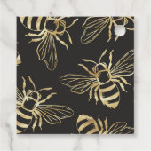 Vintage Goldmakrelen Geschenkanhänger (Rückseite)