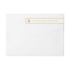 Vintage Goldmedaille-Glitzer-Butterfly-Hochzeit