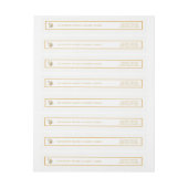 Vintage Goldmedaille-Glitzer-Butterfly-Hochzeit (Bogen)