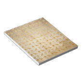 Vintage Goldpapierdrucke Notizblock (angewinkelt)