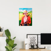 Vintage Golf-Aquarelldrucke Poster (Heimbüro)