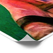 Vintage Golf-Aquarelldrucke Poster (Ecke)