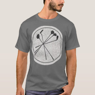 Vintage Golf Clubs Irons Putter Treiber Golfer Gol T-Shirt