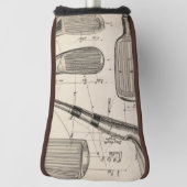 Vintage Golf Head Cover Headcover (Rotieren 90)