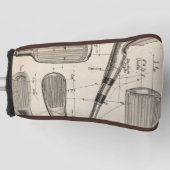 Vintage Golf Head Cover Headcover (Vorderseite)