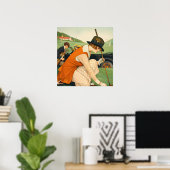 Vintage Golf - Kunstdruck Poster (Heimbüro)