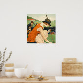 Vintage Golf - Kunstdruck Poster (Küche)