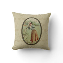 Vintage Golf spielende Dame Art