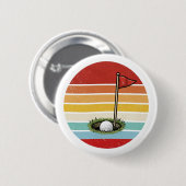 Vintage-Golfball-Loch Button (Vorne & Hinten)