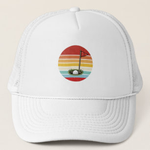 Vintage-Golfball-Loch Truckerkappe