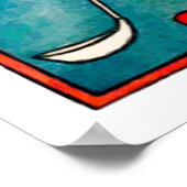 Vintage Golfer-Printwerbung Poster (Ecke)