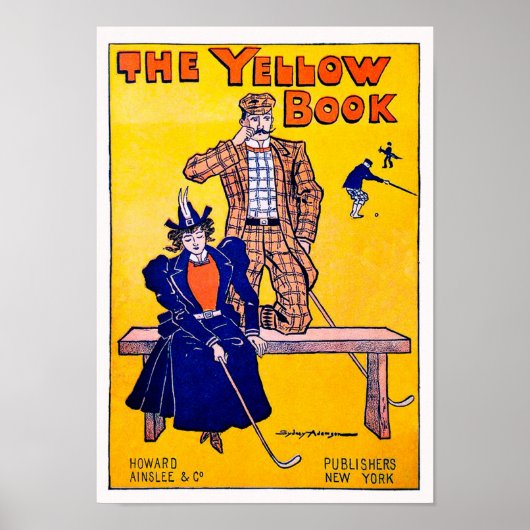 Vintage Golfer-Printwerbung Poster (Vorne)