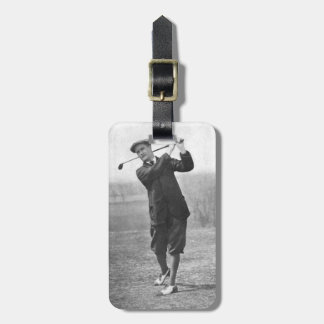 Vintage-Golfgepäcketikett Gepäckanhänger