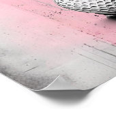 Vintage Golfklubs Art Print Poster (Ecke)