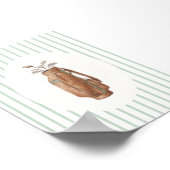 Vintage-Golftasche-Wandkunst Poster (Ecke)