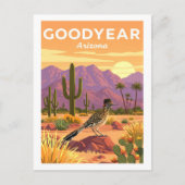 Vintage Goodyear Arizona Postkarte (Vorderseite)