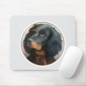 Vintage Gordon Setter Mousepad (Mit Mouse)