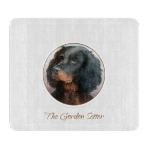 Vintage Gordon Setter Schneidebrett