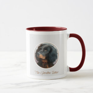 Vintage Gordon Setter Tasse