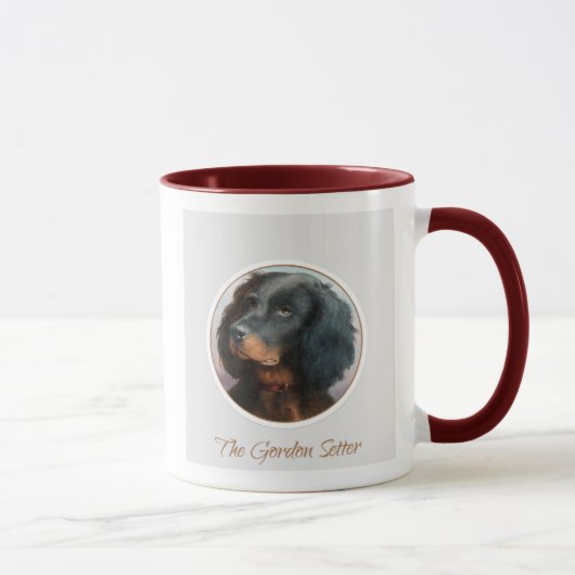 Vintage Gordon Setter Tasse (Rechts)