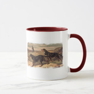 Vintage Gordons bei der Arbeit Keramikbecher Tasse