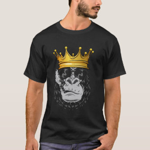 Vintage Gorilla King raucht Zigarre Klassiker T-Shirt
