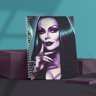 Vintage-Goth-Frau Notizblock